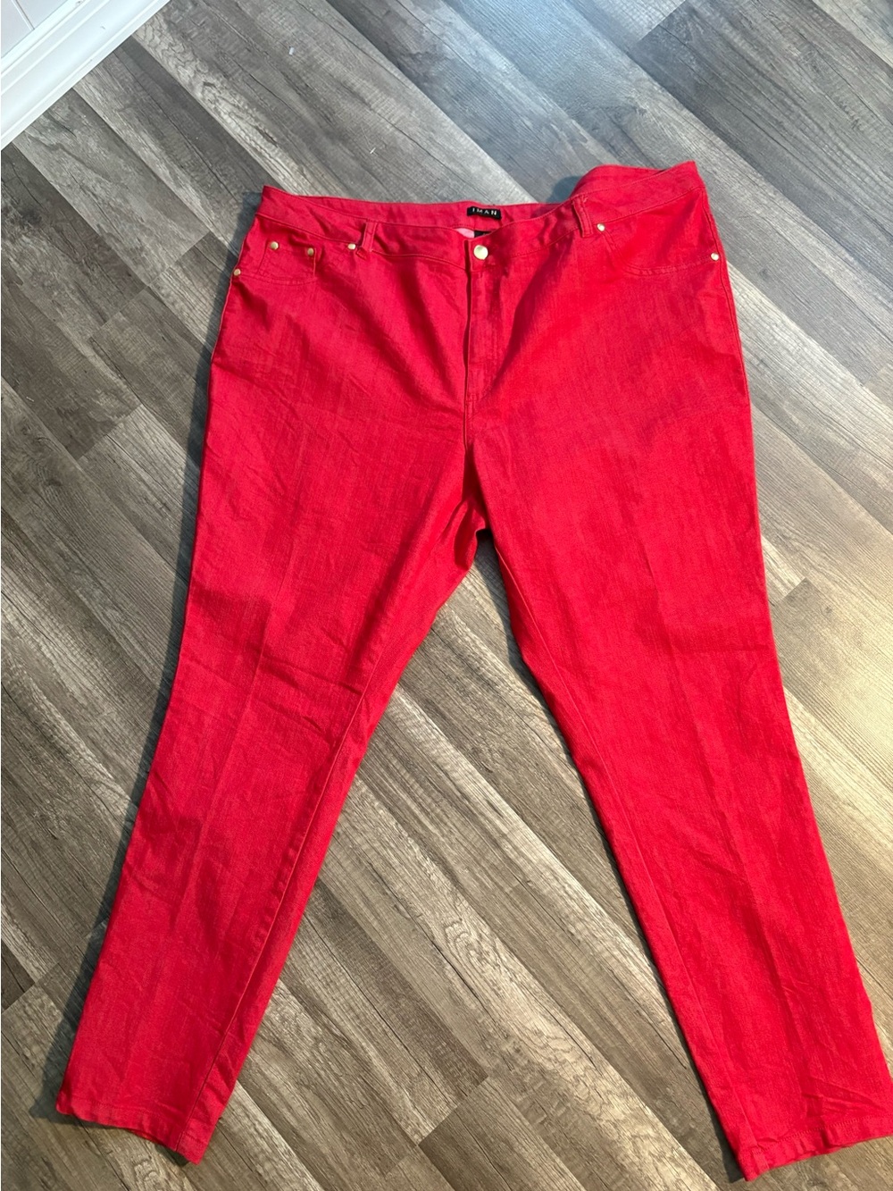 IMAN 22W Red Pants